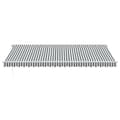 Miniatyrbild 4 av 11: vidaXL Markis manuellt infällbar med LEDs antracit och vit 450x300 cm