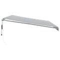 Miniatyrbilde 5 av 11: vidaXL Automatisk uttrekkbar markise LED antrasitt og hvit 500x350 cm