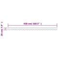 Miniatyrbilde 5 av 6: vidaXL Erstatningsstoff for markisekappe antrasitt stripe 4,5 m