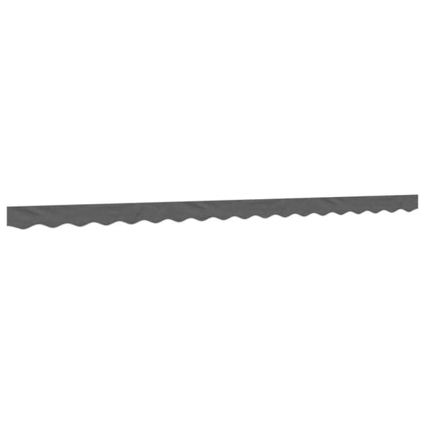 vidaXL Erstatningsstoff for markisekappe antrasitt stripe 4,5 m
