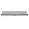 Miniatyrbilde 4 av 11: vidaXL Automatisk uttrekkbar markise LED antrasitt og hvit 600x350 cm