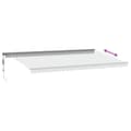 Miniatyrbilde 6 av 11: vidaXL Automatisk uttrekkbar markise LED antrasitt og hvit 600x350 cm