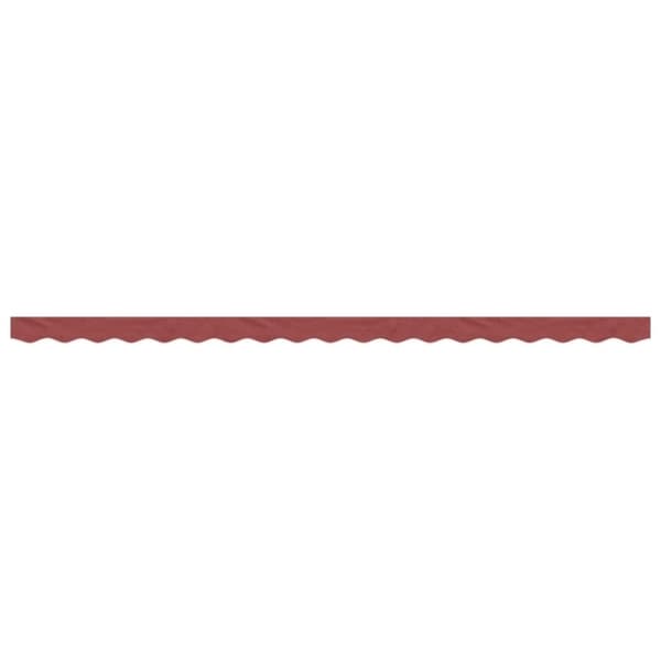 vidaXL Erstatningsstoff for markisekappe burgunder stripe 4,5 m
