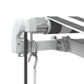 Miniatyrbilde 7 av 11: vidaXL Automatisk uttrekkbart markise antrasitt og hvit 600x350 cm