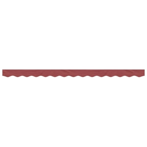 vidaXL Erstatningsstoff for markisekappe burgunder stripe 3,5 m