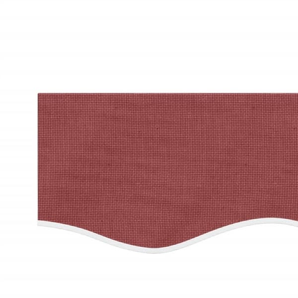 vidaXL Erstatningsstoff for markisekappe burgunder stripe 3,5 m