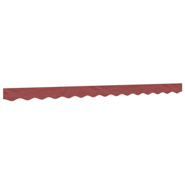 vidaXL Erstatningsstoff for markisekappe burgunder stripe 3,5 m