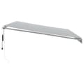 Miniatyrbillede 5 af 11: vidaXL markise m. LED 500x300 cm automatisk betjening antracitgrå hvid