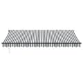 Miniatyrbild 4 av 11: vidaXL Markis automatiskt infällbar med LEDs antracit&vit 450x300 cm