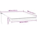 Miniatyrbilde 11 av 11: vidaXL Manuell uttrekkbar markise med LED brun 400x300 cm