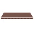 Miniatyrbillede 4 af 11: vidaXL markise med LED-lys 500x300 cm automatisk betjening brun