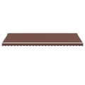 Miniatyrbilde 4 av 11: vidaXL Automatisk uttrekkbar markise med LED brun 600x350 cm