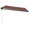 Miniatyrbillede 4 af 9: vidaXL markise 400x300 cm automatisk betjening brun