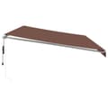 Miniatyrbillede 5 af 11: vidaXL markise med LED-lys 600x300 cm automatisk betjening brun