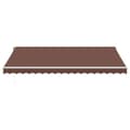 Miniatyrbillede 4 af 11: vidaXL markise med LED-lys 500x300 cm automatisk betjening brun