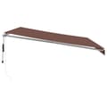 Miniatyrbillede 5 af 11: vidaXL markise med LED-lys 500x300 cm automatisk betjening brun