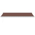 Miniatyrbillede 3 af 9: vidaXL markise 500x300 cm automatisk betjening brun