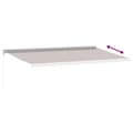 Miniatyrbilde 5 av 9: vidaXL Manuell uttrekkbar markise brun 500x300 cm