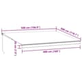 Miniatyrbillede 8 af 9: vidaXL markise 500x300 cm automatisk betjening brun