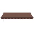 Miniatyrbillede 2 af 9: vidaXL markise 500x300 cm automatisk betjening brun
