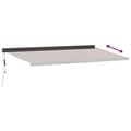 Miniatyrbilde 5 av 10: vidaXL Automatisk uttrekkbar markise brun 500x300 cm