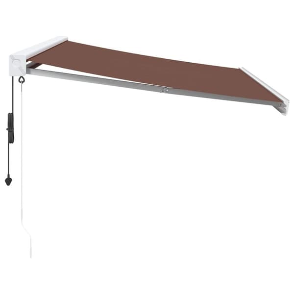 vidaXL Automatisk uttrekkbar markise burgunder 300x250 cm