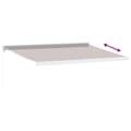 Miniatyrbilde 5 av 9: vidaXL Manuell uttrekkbar markise brun 450x300 cm