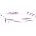 Miniatyrbillede 11 af 11: vidaXL markise 600x300 cm automatisk betjening brun