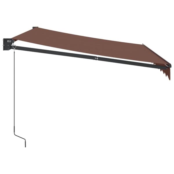 vidaXL markise 300x250 cm manuel betjening brun