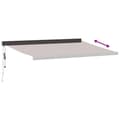 Miniatyrbilde 6 av 11: vidaXL Automatisk uttrekkbart markise brun 400x300 cm