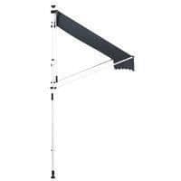 Westerly Clamp Markisgardin - CLP - 300x120 cm - Anti-UV och vattenavvisande duk - Ram i rostfritt stål