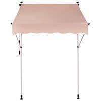 Westerly Clamp Markisgardin - CLP - Beige - 350x120 cm - Vattenavvisande och Anti-UV Canvas