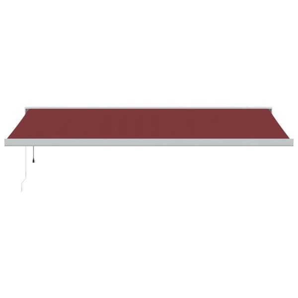 Automaattimarkiisi viininpunainen 500x300 cm