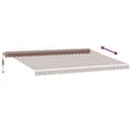 Miniatyrbillede 5 af 10: markise 500x300 cm automatisk betjening brun