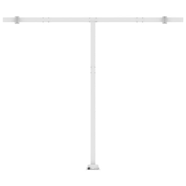 markise m. LED-lys 350x250 cm manuel betjening antracitgrå