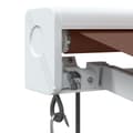 Miniatyrbild 6 av 10: Markis automatiskt infällbar brun 300x250 cm