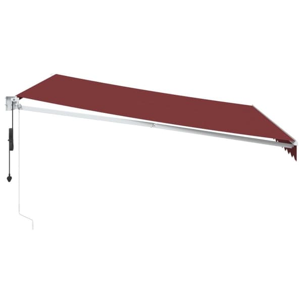Automaattimarkiisi viininpunainen 400x300 cm