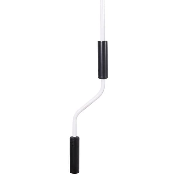 Westerly Clamp Markisgardin - CLP - Vit/Blå - 350x120 cm - Vattenavvisande och Anti-UV Canvas