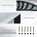 Miniatyrbillede 5 af 10: Rootz Entryway baldakin - Dørmarkise - Fordørs baldakin - Beskytter mod UV, regn, sne - Aluminiumsramme - 200cm x 96cm x 27cm