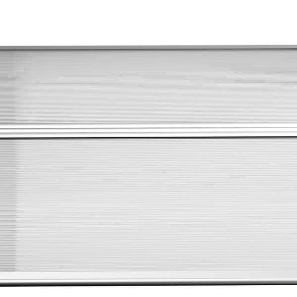 Rootz Entryway baldakin - Dørmarkise - Fordørs baldakin - Beskytter mod UV, regn, sne - Aluminiumsramme - 200cm x 96cm x 27cm