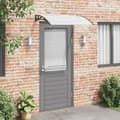 Miniatyrbild 1 av 2: Entrétak svart och transparent 120x75 cm PC