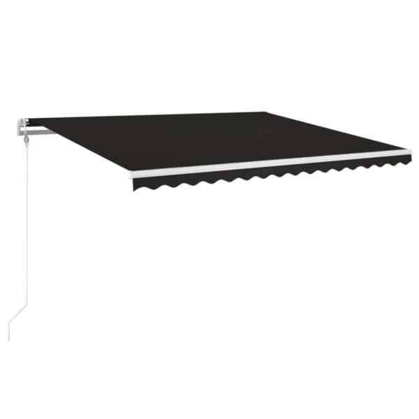 Markis automatiskt infällbar 450x350 cm antracit