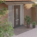 Miniatyrbild 1 av 2: Entrétak svart 400x75 cm polykarbonat