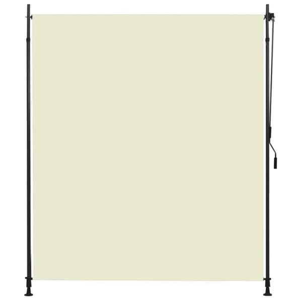 Rullgardin utomhus 200x270 cm gräddvit