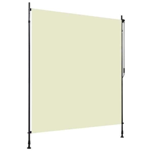 Rullgardin utomhus 200x270 cm gräddvit