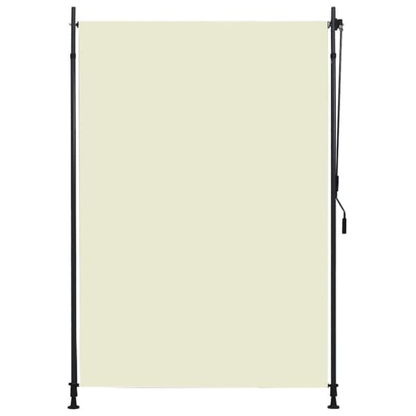 Rullgardin utomhus 150x270 cm gräddvit