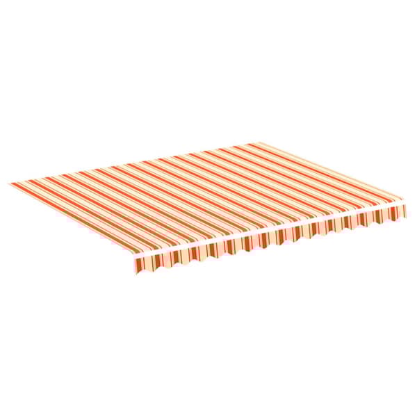 Markisväv gul och orange 3x2,5 m