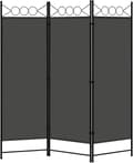 Miniatyrbillede 1 af 7: Rootz Paravent Room Divider - Folding Privacy Screen - Space Divider - Indendørs Udendørs - Polyesterstof - 167cm x 172cm (3 stk.)/223cm x 172cm (4 st