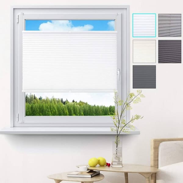 Rootz laskostetut kaihtimet - Ikkunaverho - Auringonsuoja - Yksityisyyden parantaja - 45-120cm x 100/120/130/220cm - Polyesteri - Alumiini - Helppo as