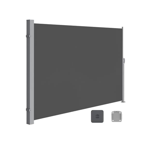 Rootzin sivumarkiisi 200 x 350 cm - Antrasiitti - Varjostin - Privacy Shield - Jauhemaalattu metalli - 200 cm x 350 cm x 10 kg
